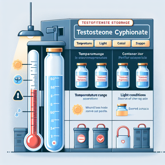 Caractéristiques du stockage de cypionate de testostérone
