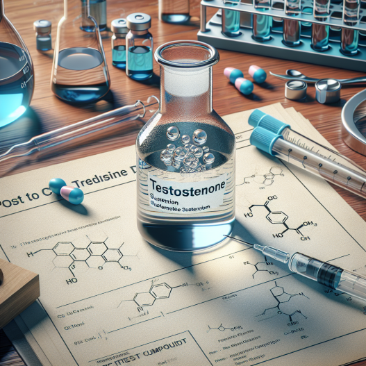 La suspension de testostérone (aqueuse) comme soutien dans le PCT