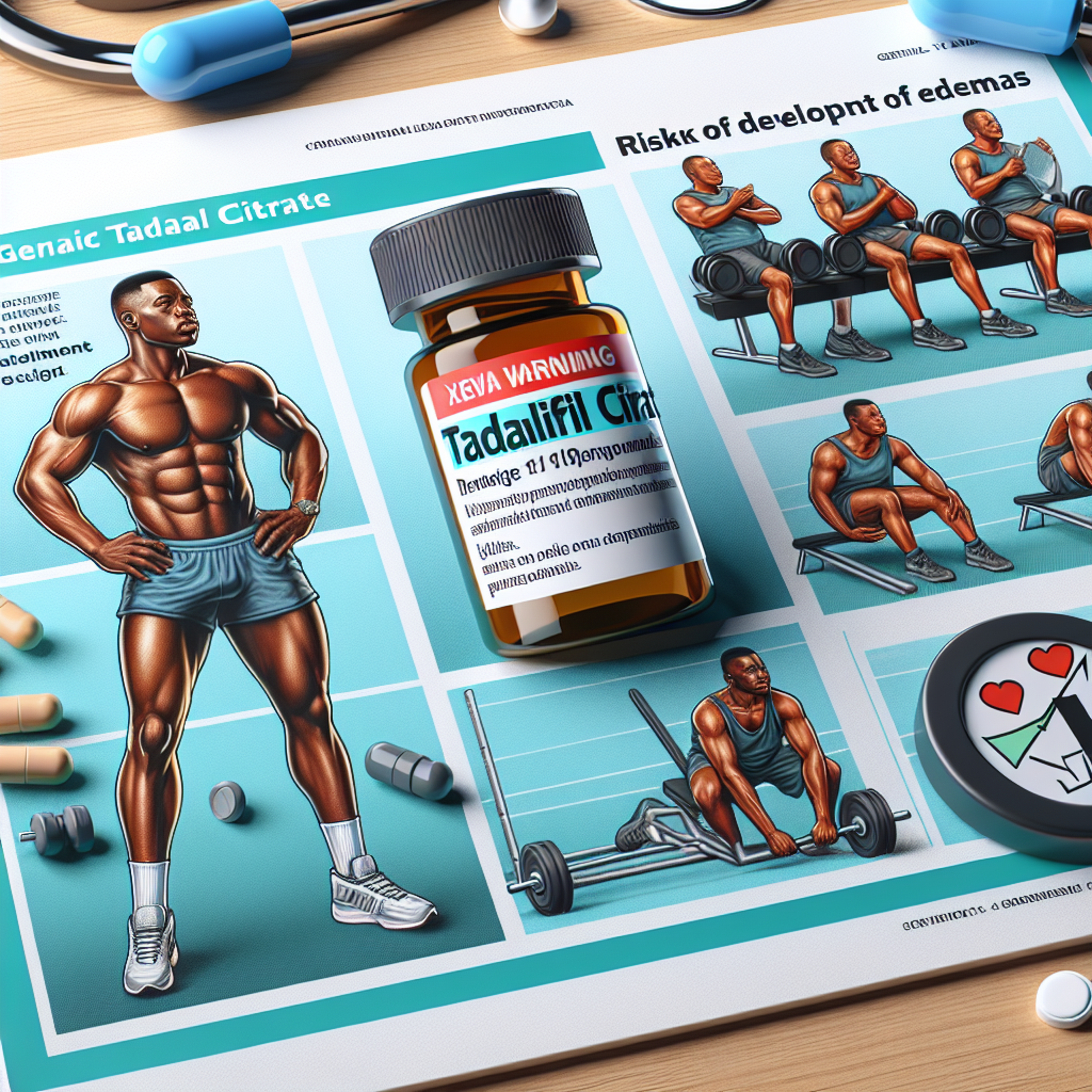 Le tadalafil citrate (Cialis générique) et les risques de développement d'œdèmes chez les athlètes