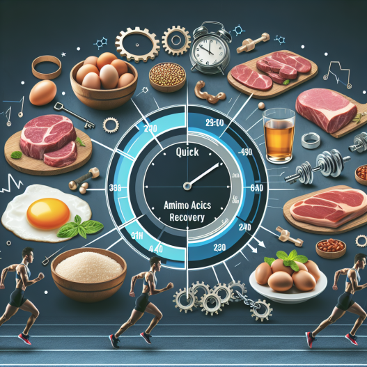 Acides aminés pour une récupération rapide après les compétitions