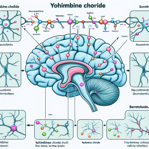 Comment le chlore de yohimbine affecte-t-il les niveaux de sérotonine ?