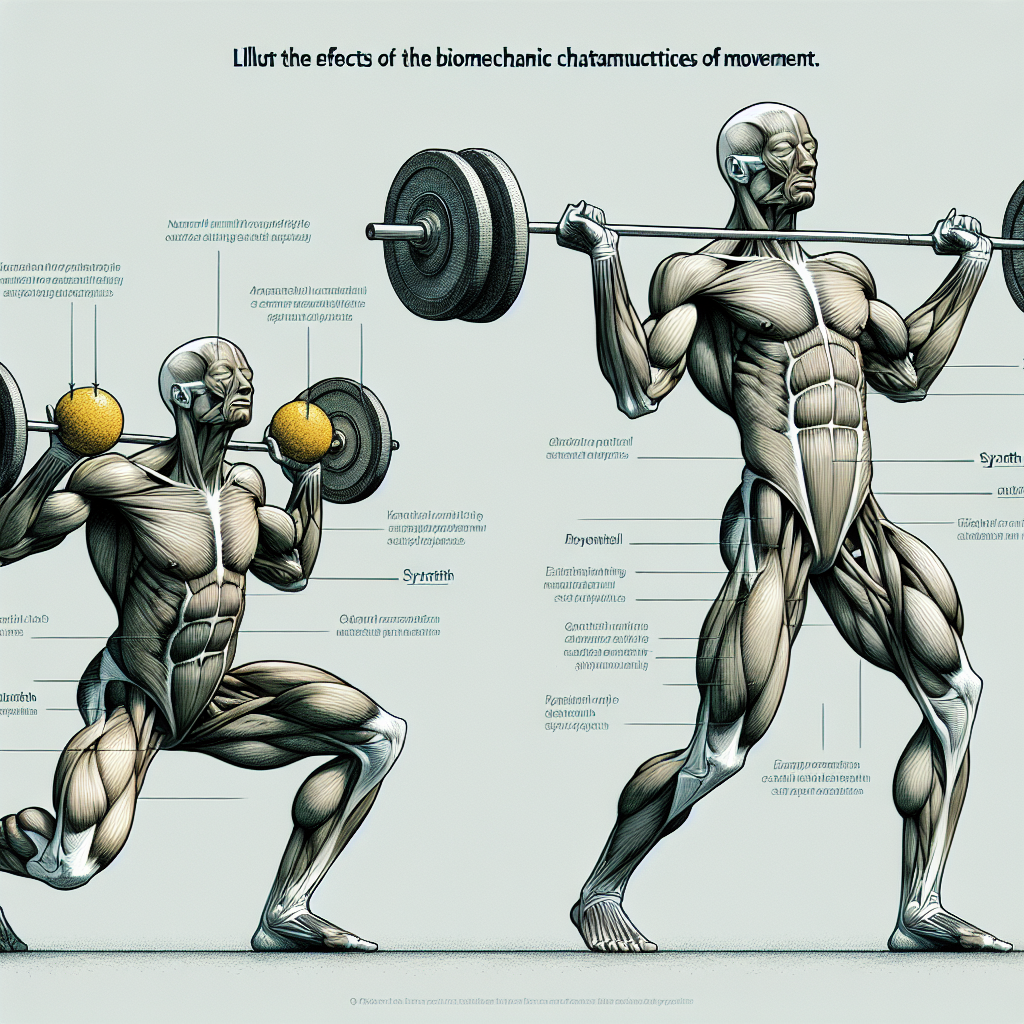 Effet du Synthol sur les caractéristiques biomécaniques du mouvement