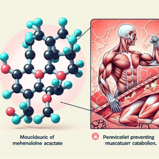 L'acétate de méthénolone prévient le catabolisme musculaire