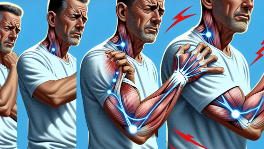 Modifications du soulagement musculaire après une cure de Synthol