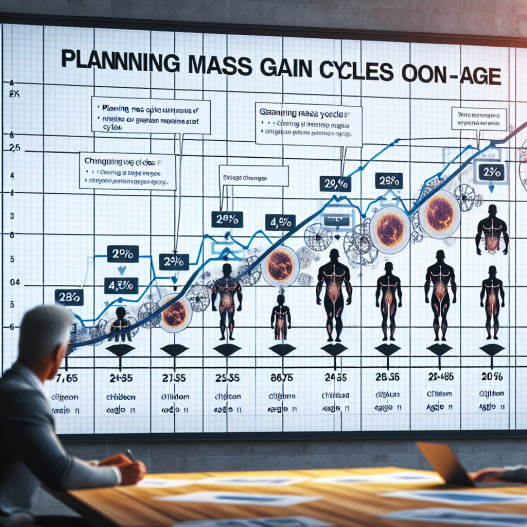 Caractéristiques de la planification des cycles de prise de masse en fonction de l'âge