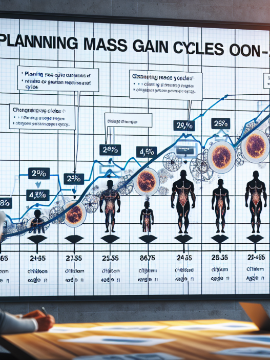Caractéristiques de la planification des cycles de prise de masse en fonction de l'âge