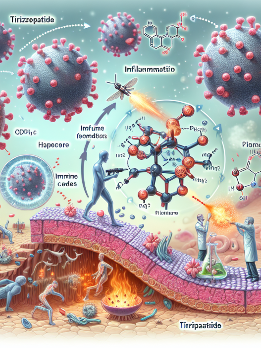 Comment le tirzépatide agit sur la réduction des processus inflammatoires