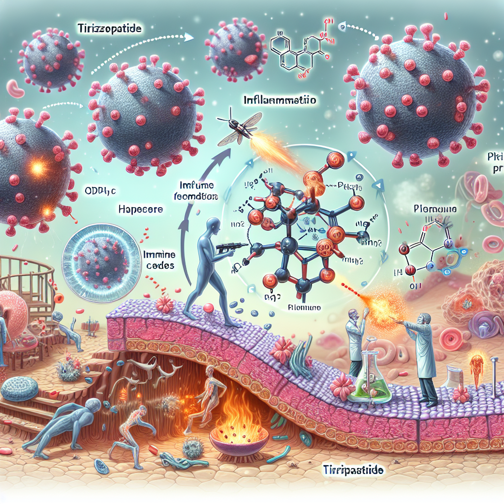 Comment le tirzépatide agit sur la réduction des processus inflammatoires