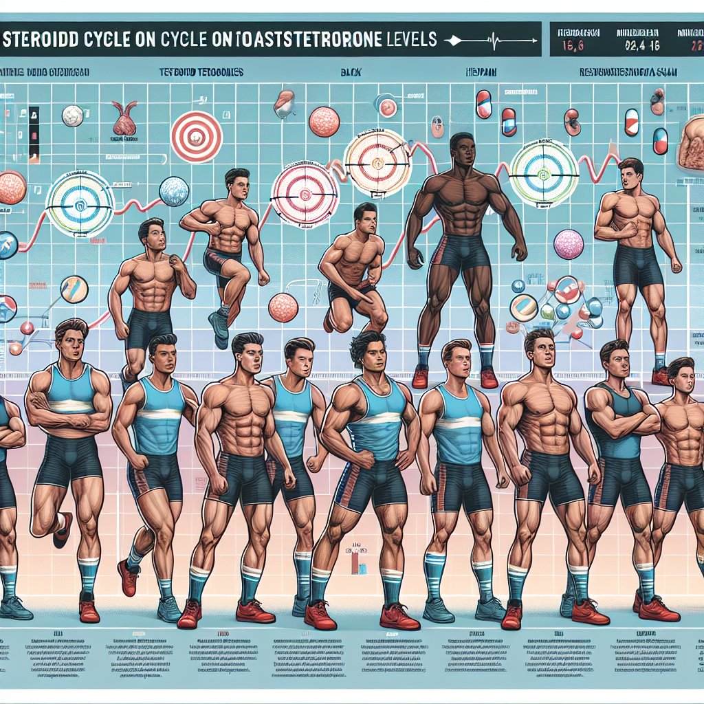 Cure de stéroïdes et effet sur le taux de testostérone chez les athlètes