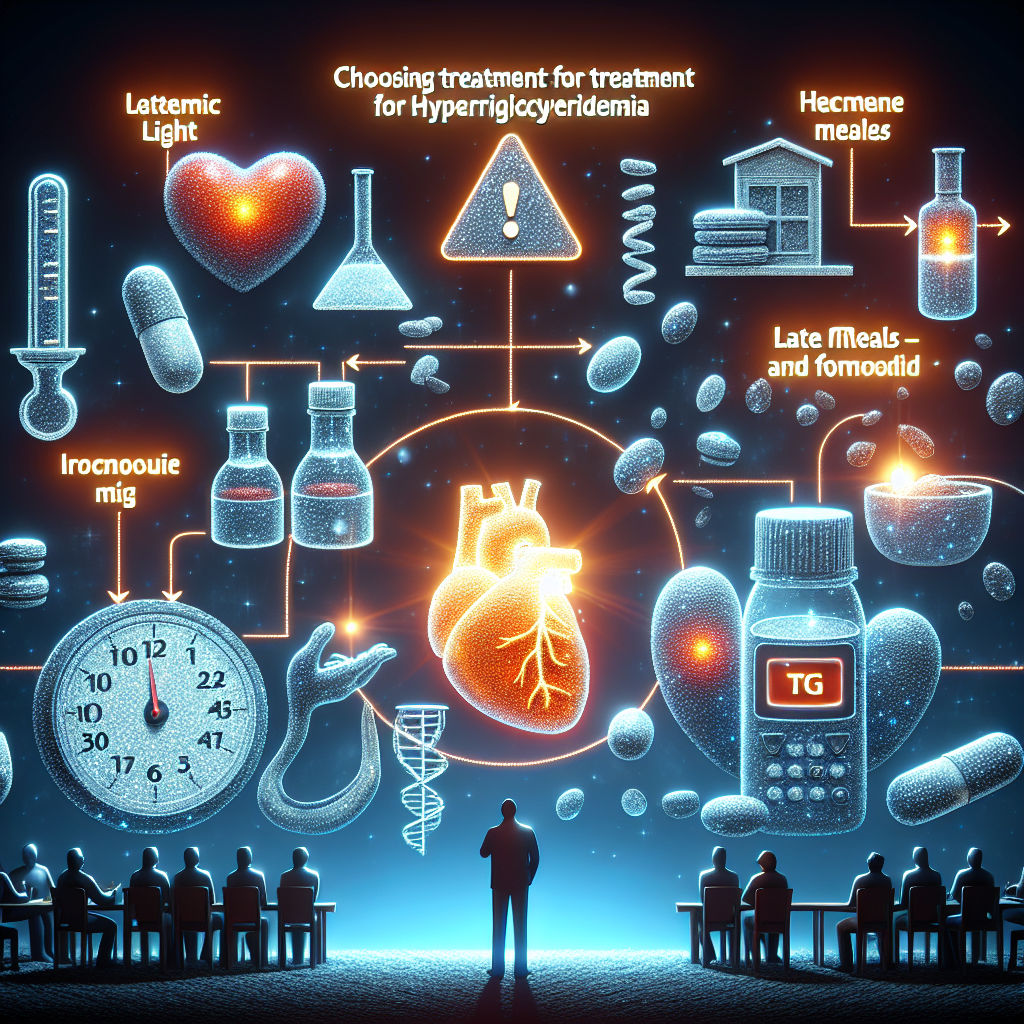 Repas tardifs et TG : comment cela est pris en compte dans le choix du traitement de l'hypertriglycéridémie